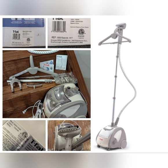 T-Fal Easy Steam garment steamer IS5510, new without box, never used. - Picture 1 of 14